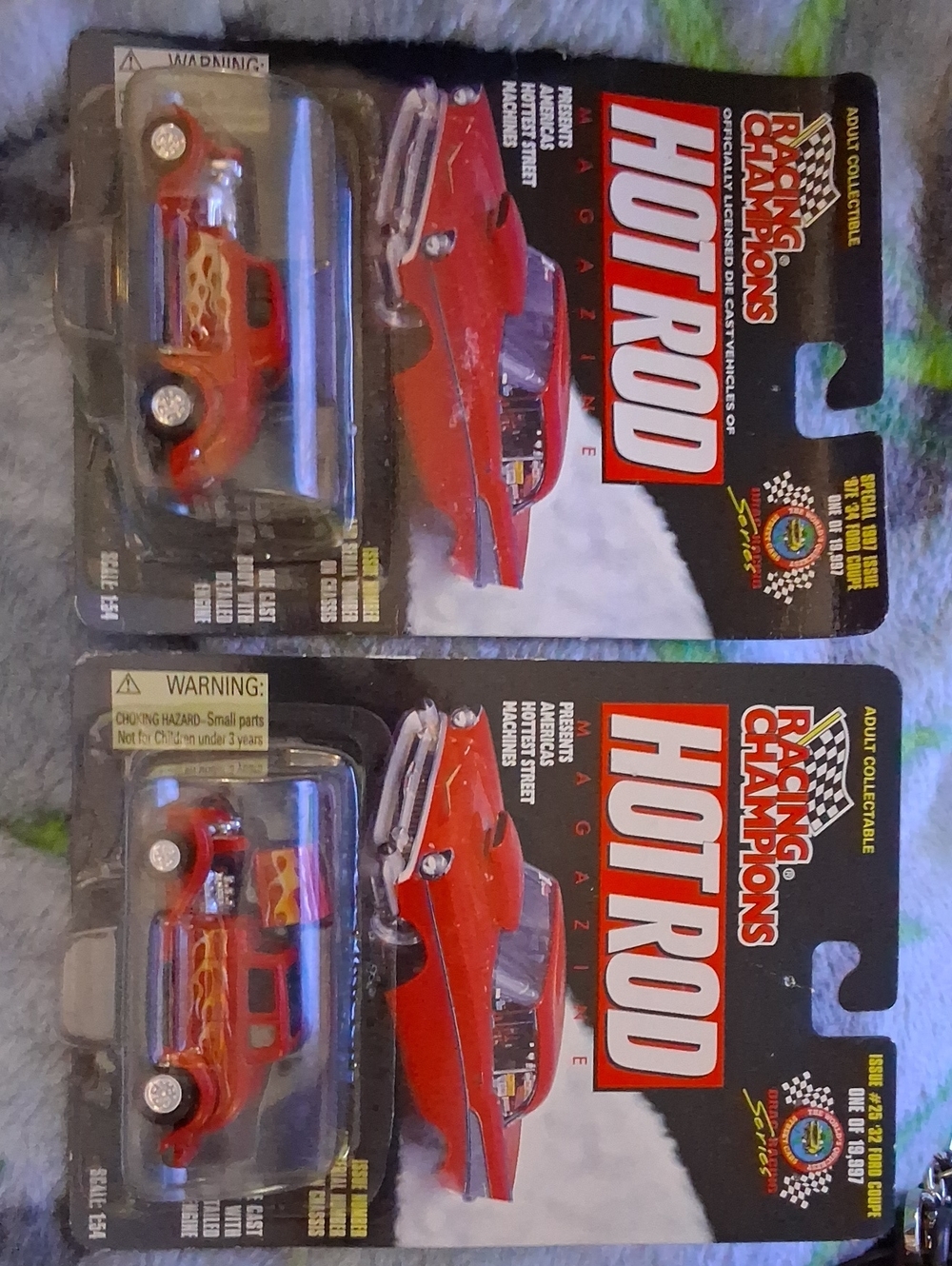 Hot Rod Racing Champions Collectible Diecast Cars Set Of 2